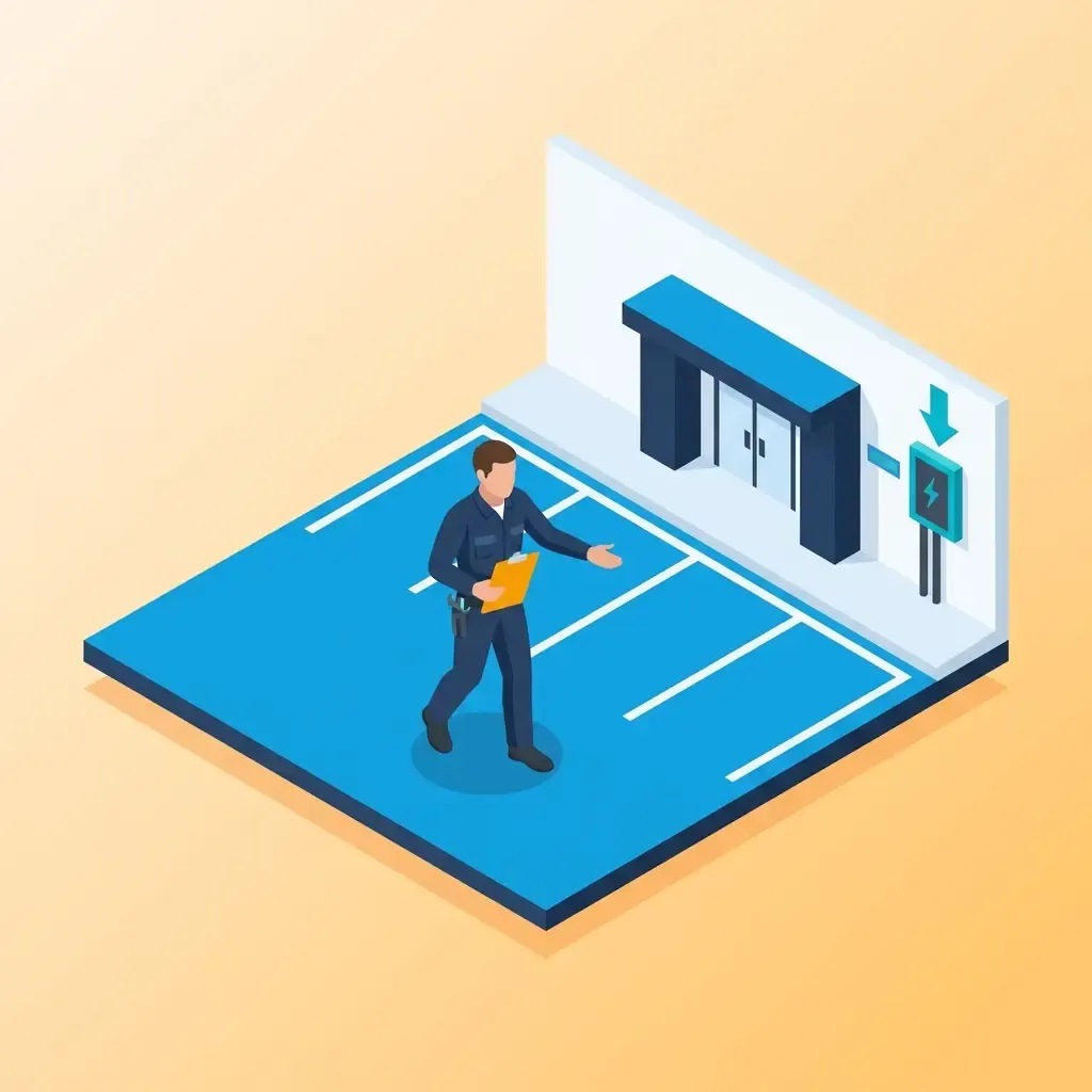 Site walk and charger placement planning