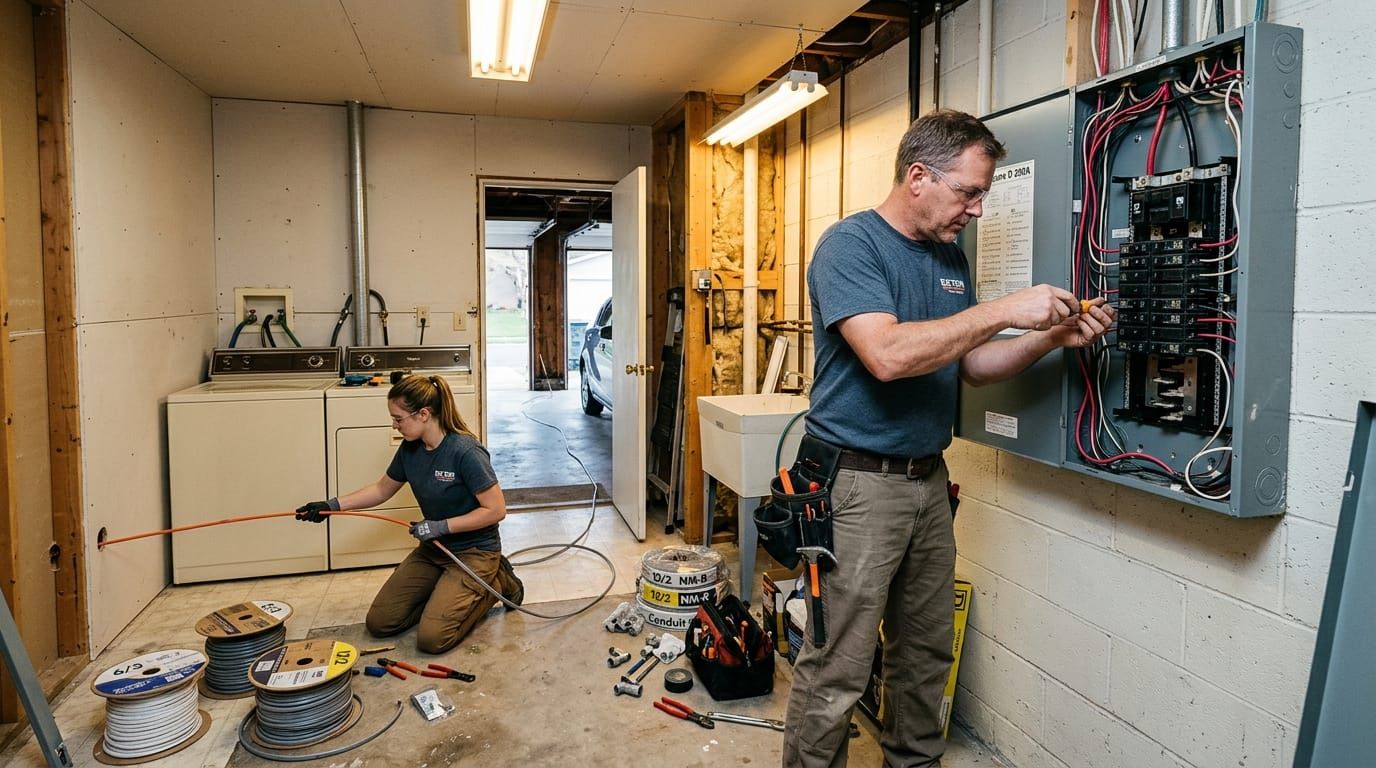 EV charger installation in Andover, MN