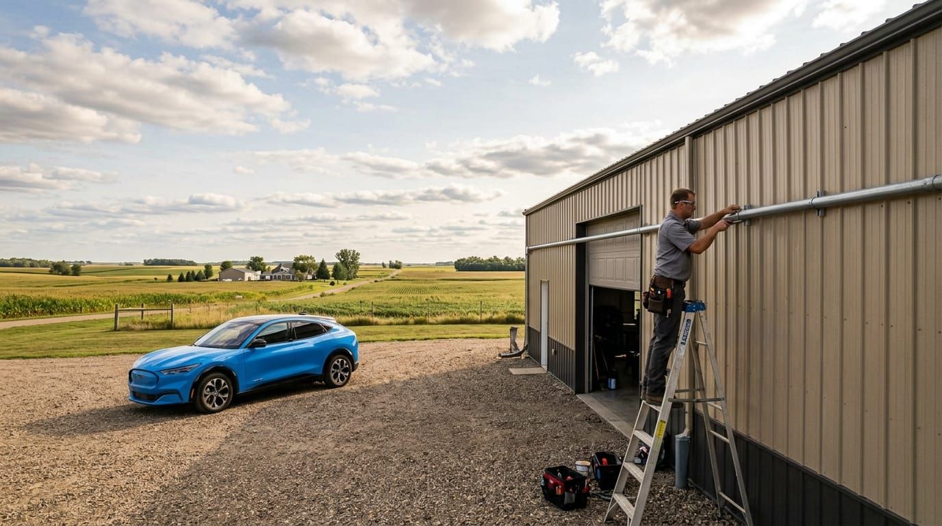 EV charger installation in Chaska, MN