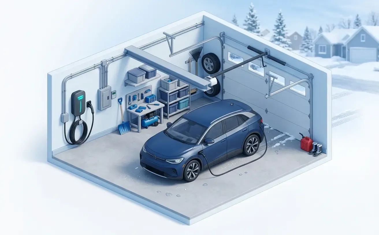 Level 2 EV charger compatible with all electric vehicle makes and models